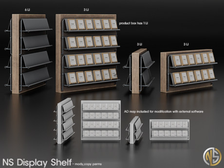 Second Life Marketplace - ::..NS..:: Display Shelf